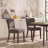 Upholstered Solid Wood Parsons Side Dining Chair-1053974855