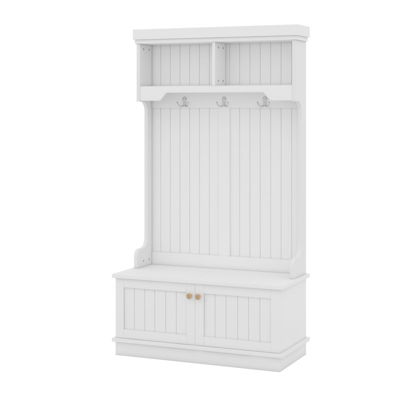 Coat Racks With Hooks, White