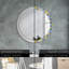 Huldar Glass Flat Wall Mirror