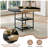 Modern Circular Dining Table With Double-Layer Storage