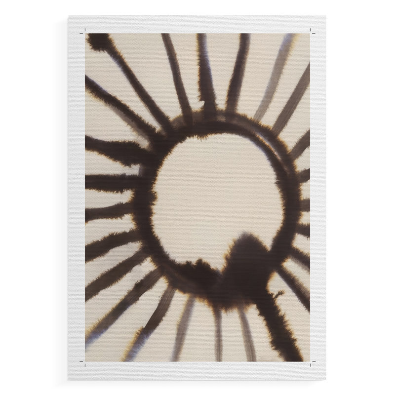 Inky Rays II - Impression sur toile seulement - NON CADRE, H 12 po x l 8 po