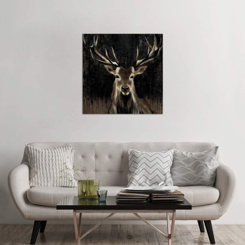 Young Buck by Liz Jardine - Wrapped Canvas Print, 93.98 cm H x 93.98 cm W x 3.175 cm D