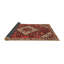 Tapis brun/noir/crème traditionnel Argie-1200744990