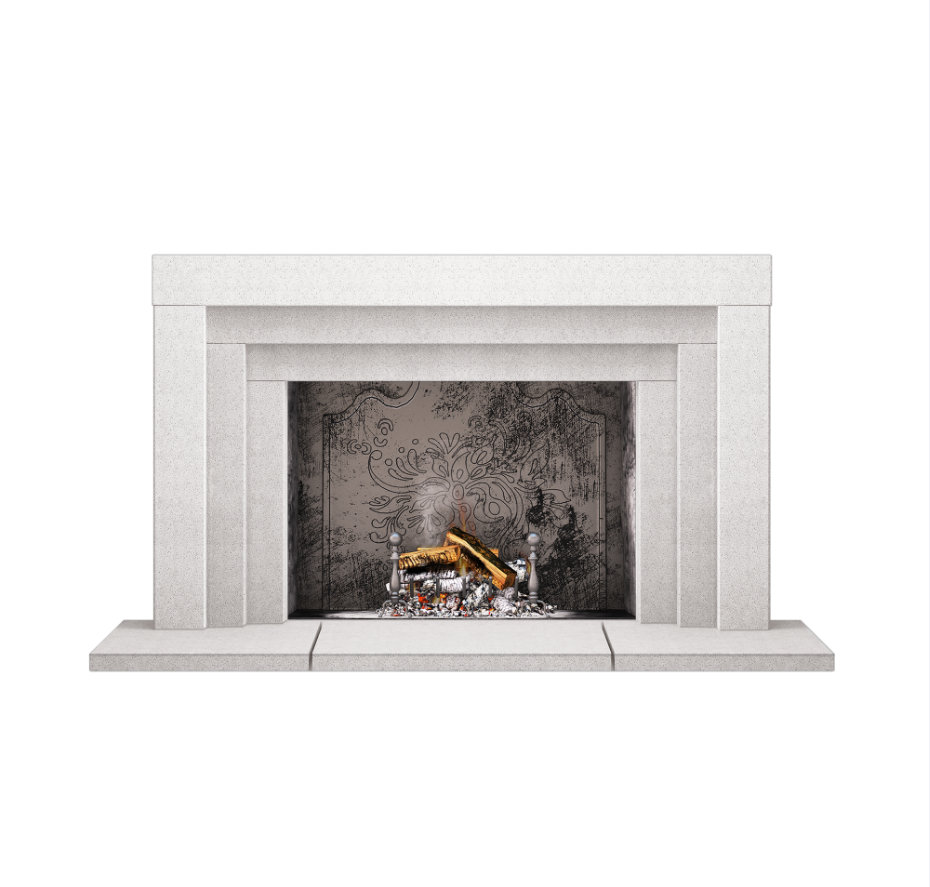 Contempo Fireplace Surround Los Angeles Cast Stone