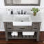 Ensemble de meuble-lavabo simple 48 po avec miroir Villareal-216759834