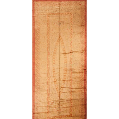 Antique Oversized Savonnerie Austrian Medallion Knotted Rug