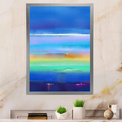 Impression sur les vagues de l'océan moderne - peinture