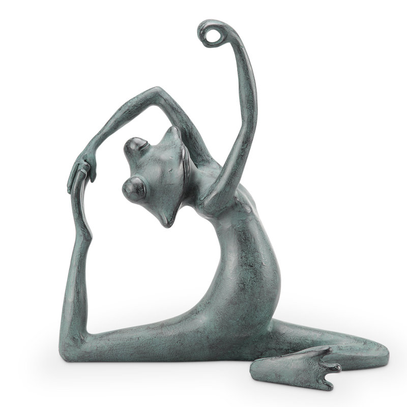 Limber Yoga Frog Garden Statue