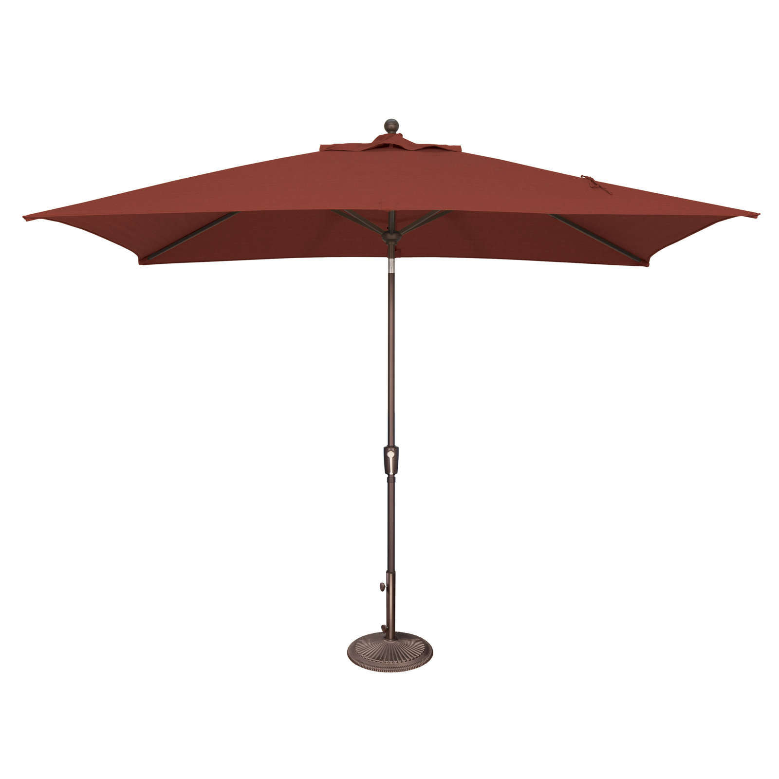 Launceston 78'' Outdoor Umbrella, Antique Light Beige Solefin, Bronze