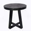 Table basse D23,5 x 24,5 po, noir
