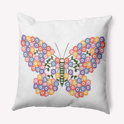 Coussin décoratif intérieur / extérieur Blooming Butterfly