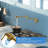 Pot Filler - Wall Mount, Gold, 1.75 Gpm, Stainless Steel With Two Handles Kitchen Faucet Low-Maintenance-976434118