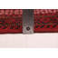Tapis noir et rouge Teimani 3 pi 7 po x 5 pi 8 po