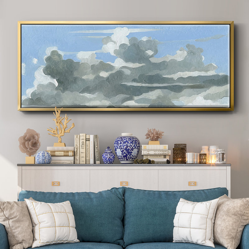 Nuage à venir - Toile encadrée