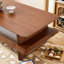 Table basse de style français avec rangement rétro-841883148