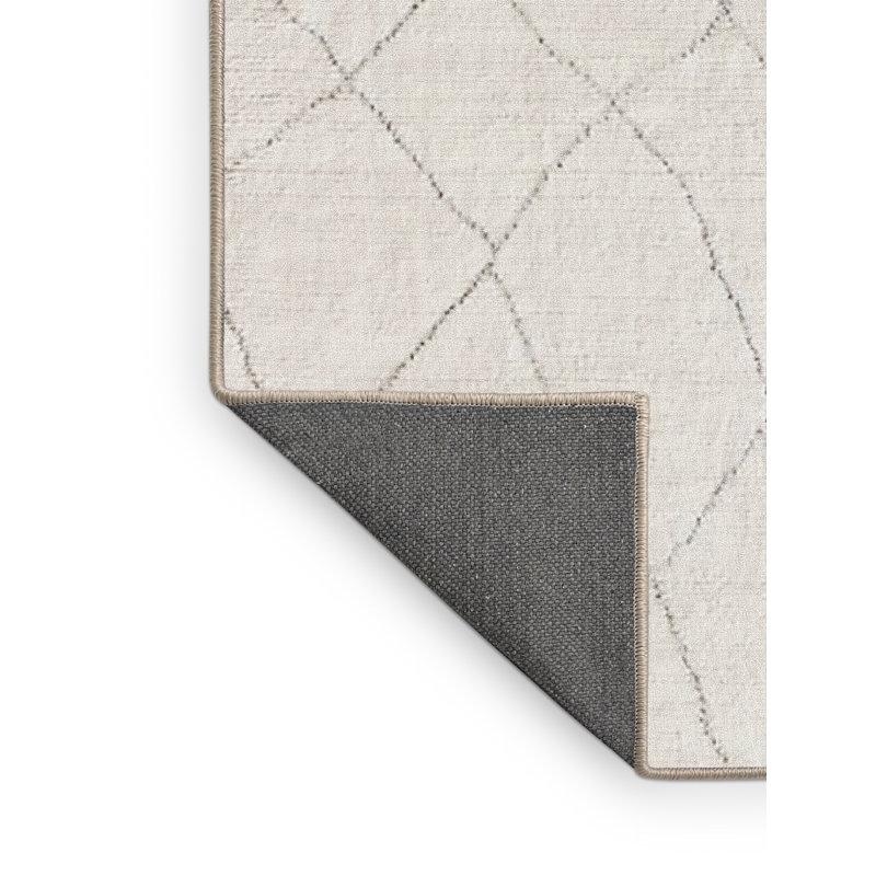 Tapis oriental blanc Brekke, Rectangle 2 pi x 4 pi