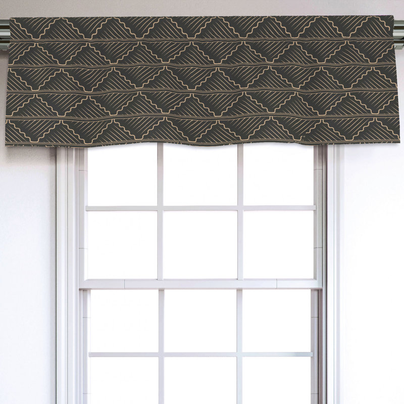 Sateen Ruffled Window Valance