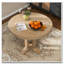 Farmhouse Extendable Round Dining Table for Kitchen & Dining Room-1905928702