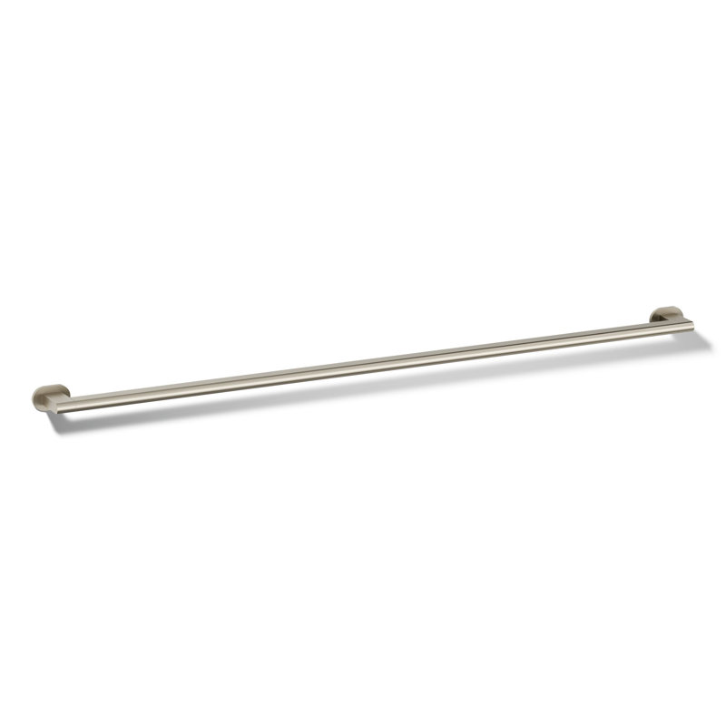 Belay Grab Bar, 1.75" H x 48" L, Brushed Nickel