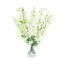 Delphinium and Cherry Blossom Faux Floral in Vase