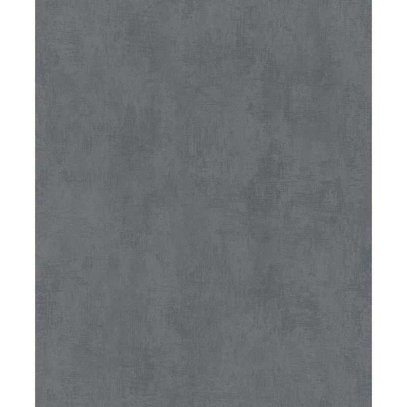 The Textures Book Structure Distressed Plaster Texture 33' L X 21" W Wallpaper Roll, Black/Navy