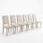 Uribe Wygant Dining Chair in Warm Gray (Set of 6)
