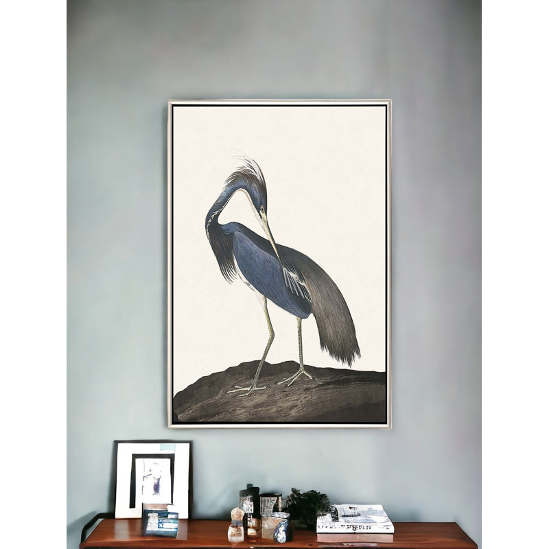 Impression sur toile encadrée «Great Heron II»