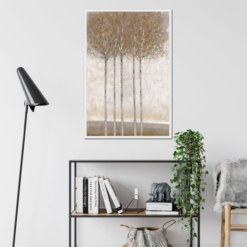 Early Fall II by Timothy O' Toole - Painting, 34cm H x 24cm W, White Framed Paper Print
