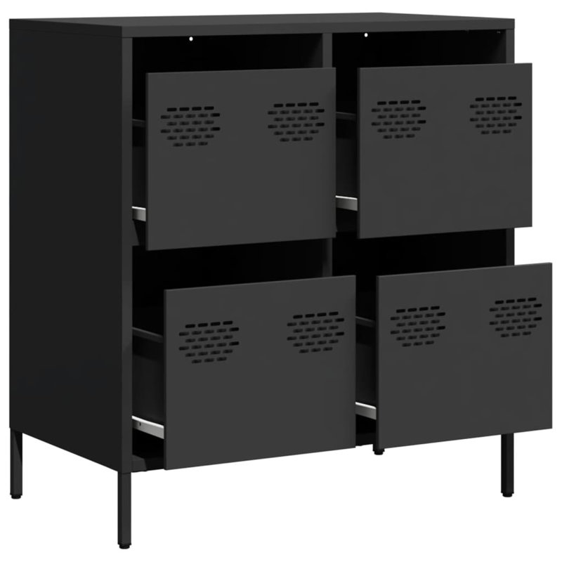 Sherlon Storage Cabinet, Black