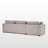 2 - Piece 108.7" Upholstered L Shape Sofa With Convertible Chaise-1588382665