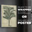 Toile de jute - silhouette de palmier III - impression sur toile seulement - non encadrée-964624792