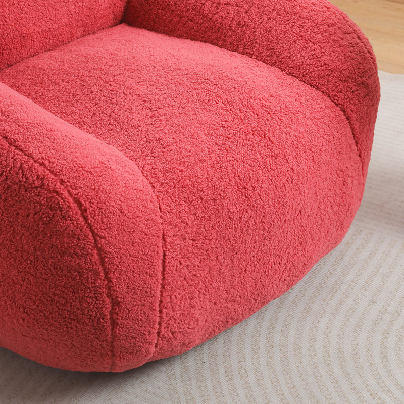 Canapé à billes Comfy Giant, Ourson rose rouge