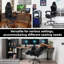 Fauteuil de jeu ergonomique E-Sports avec massage, similicuir et siège en éponge moulée - noir-1563230202