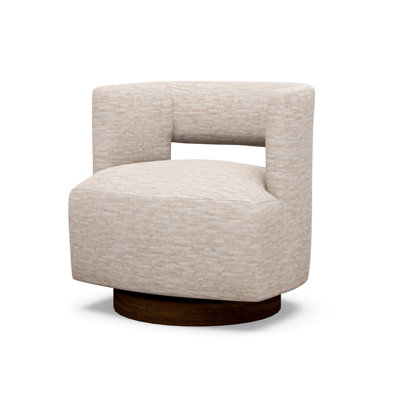 Crystle Swivel Barrel Chair