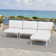 91.3'' Aluminum Outdoor Patio Sectional