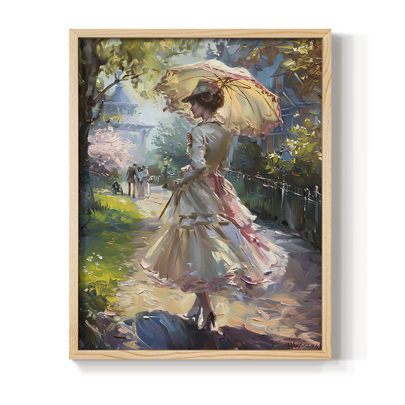 «WOMEN Series DCCXI», reproduction encadrée - bois massif, H 21 po x l 17 po, Naturel