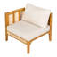 Chaise d'angle d'extérieur