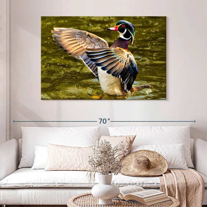 Brampt Duck Flapping Wings, 32" H x 48" W