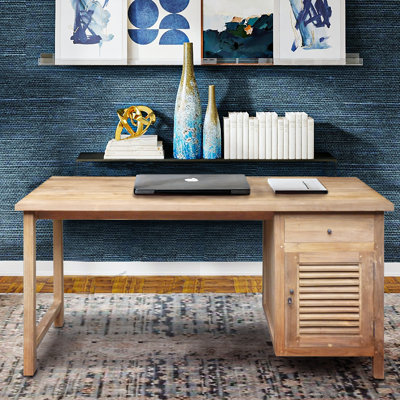 Pettway Solid Wood Solid Wood Computer Desk
