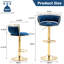 Christal Height Adjustable Swivel Bar Stool-1574298132-1574298159