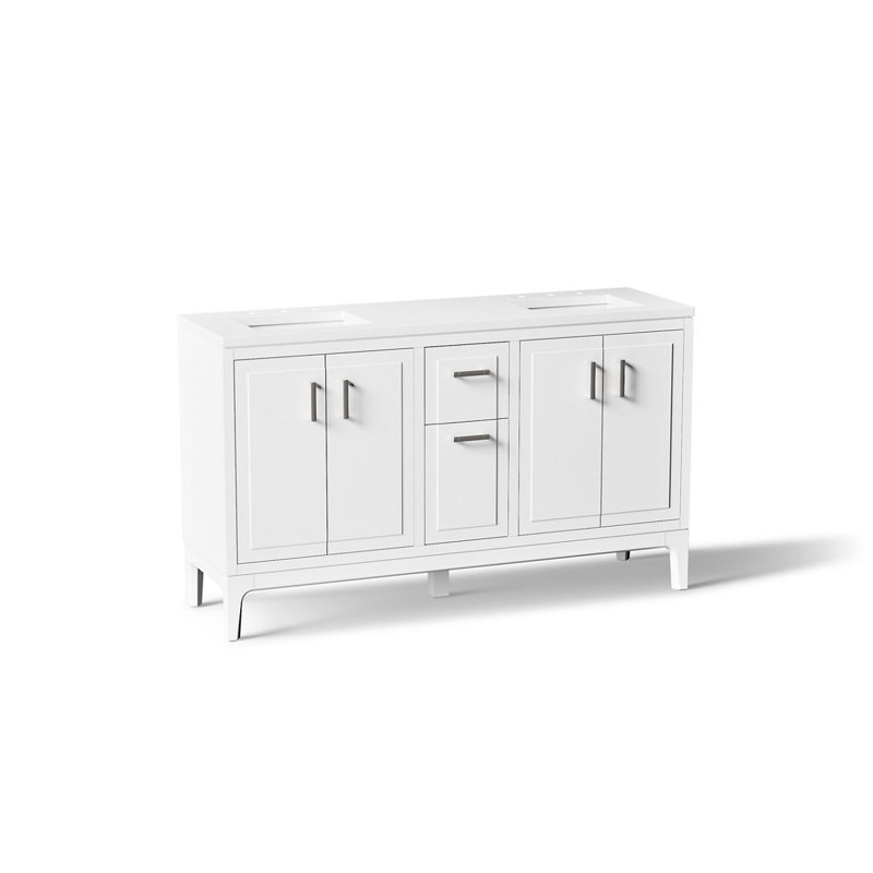 Seer 60-In Bathroom Vanity Set, White
