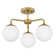 Kobie Glass Semi Flush Mount