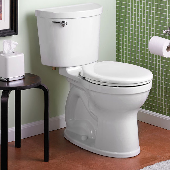 Toilette ronde deux pièces Champion GPF 1,6 (siège non inclus), Blanc