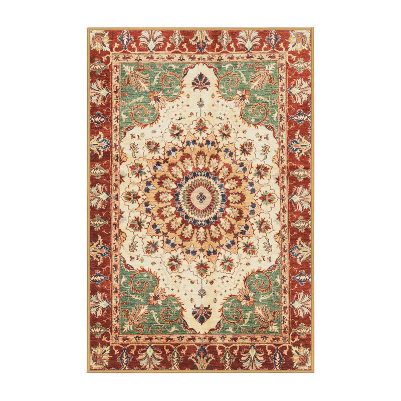 Abstract Indoor Rug, Rectangle 5' x 8'
