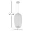 Luminaire suspendu en osier Alisson