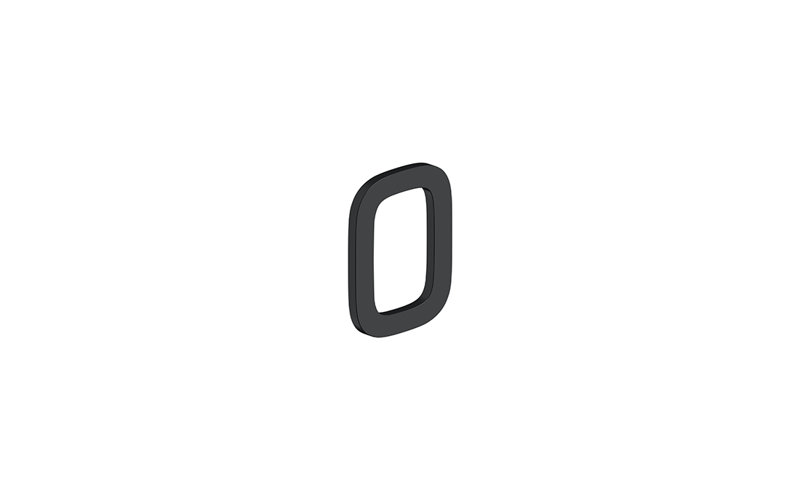 Unavailable Plaque, Paint Black