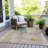 Machine Washable Indoor/Outdoor Xhevrie Beige Rug-830413666
