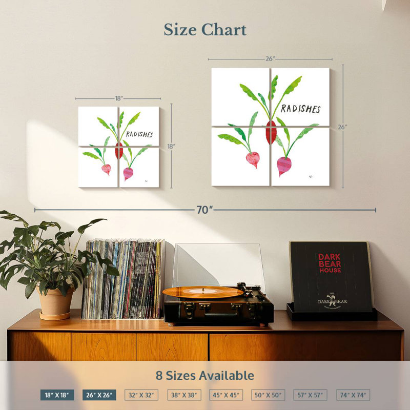 Yarlin Kitchen Garden VI, H 18 po x l 18 po