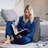 Curved Wedge Reading Pillows Connectable Linen Headboard For Sitting Up In Bed Sofa Backrest Lumbar Support Cushion-110479225