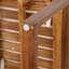 Les chaises de patio de 2 personnes - structure en bois, coussin beige, crée un espace confortable en bois 2, améliore le confort et l'attrait exquis